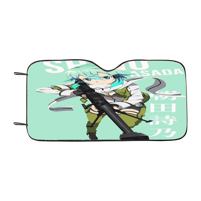 Shino Asada Sword Art Online Anime Car Auto Sun Shade Windshield Cover