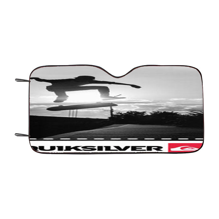 Skateboarder Quiksilver Car Auto Sun Shade Windshield Cover