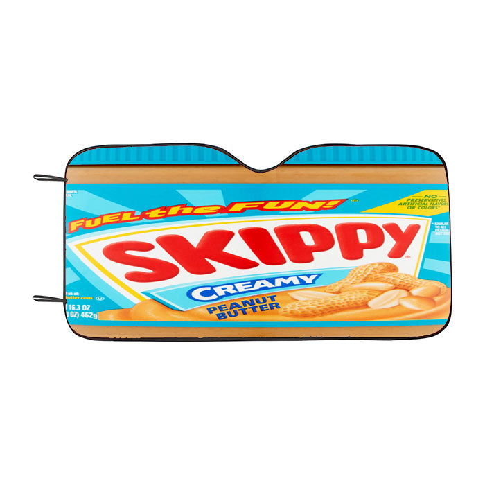 Skippy Creamy Peanut Butter 2 Car Auto Sun Shade Windshield Cover