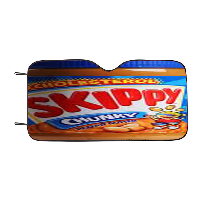 Skippy Peanut Butter Car Auto Sun Shade Windshield Cover