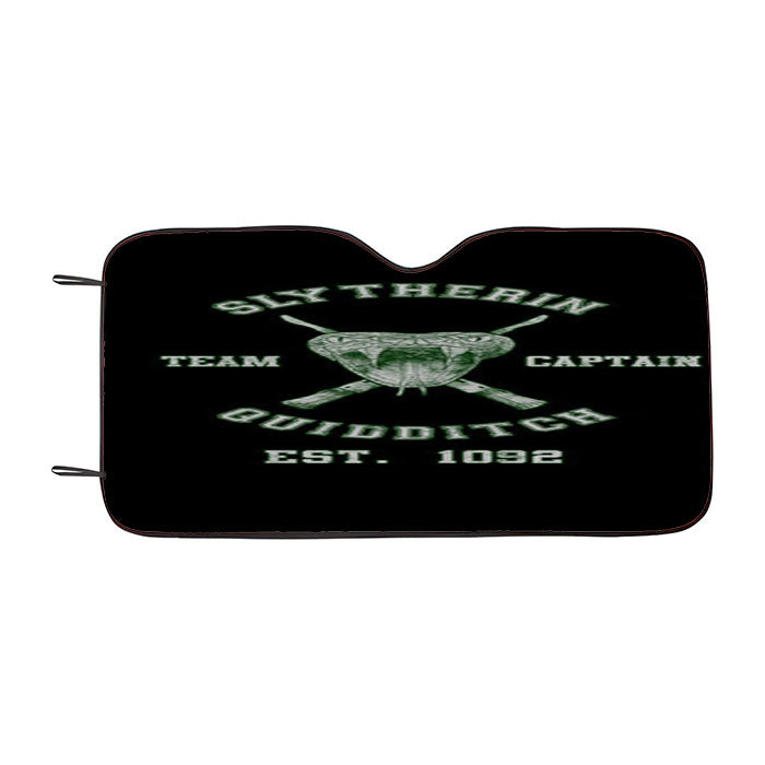 Slytherin Team Captain Car Auto Sun Shade Windshield Cover