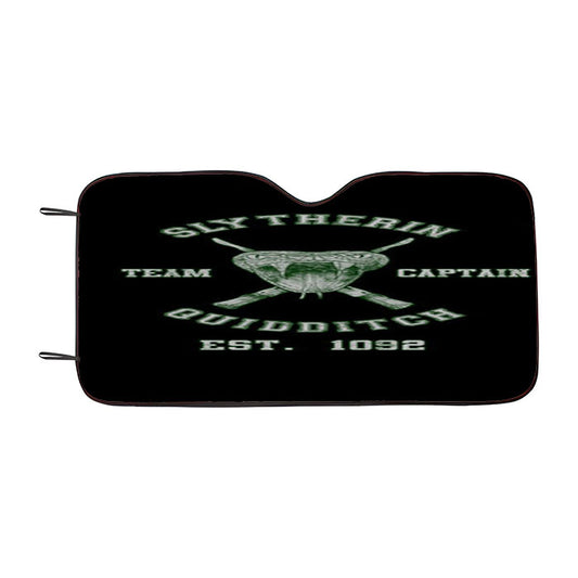 Slytherin Team Captain Car Auto Sun Shade Windshield Cover