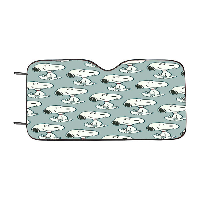 Snoopy Blue Car Auto Sun Shade Windshield Cover