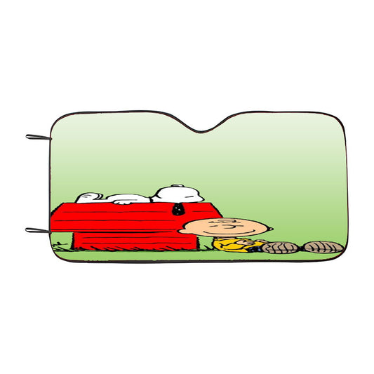 Snoopy Charlie Brown Car Auto Sun Shade Windshield Cover