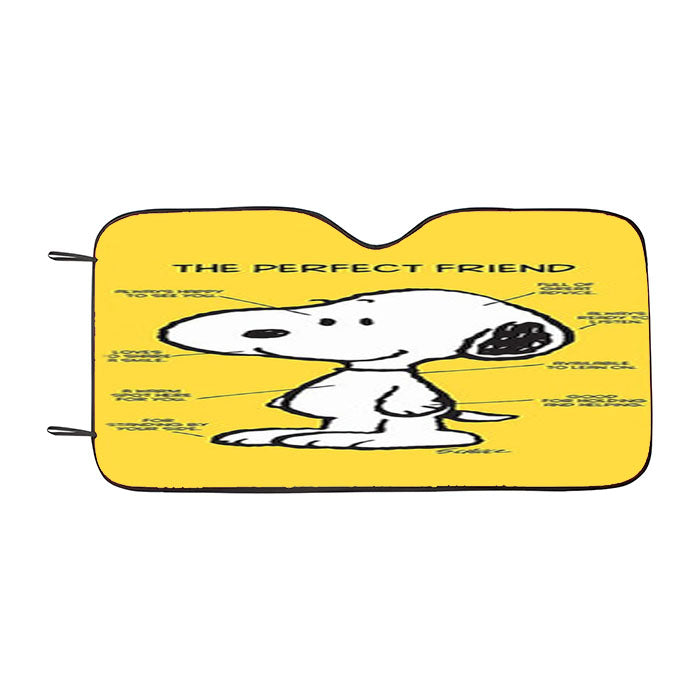Snoopy Dog Perfect Friend Car Auto Sun Shade Windshield Cover