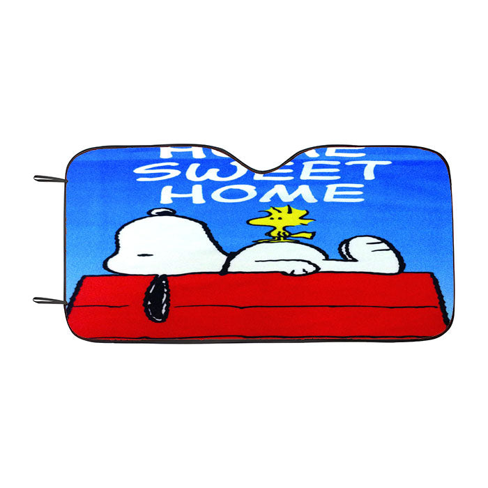 Snoopy Home Sweet Home Car Auto Sun Shade Windshield Cover