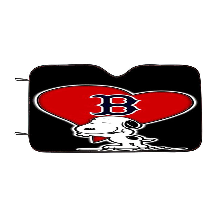 Snoopy Steelers Love Car Auto Sun Shade Windshield Cover