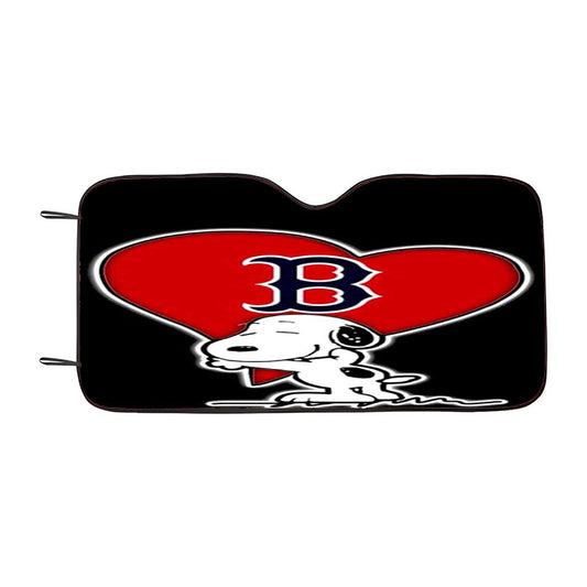 Snoopy Steelers Love Car Auto Sun Shade Windshield Cover