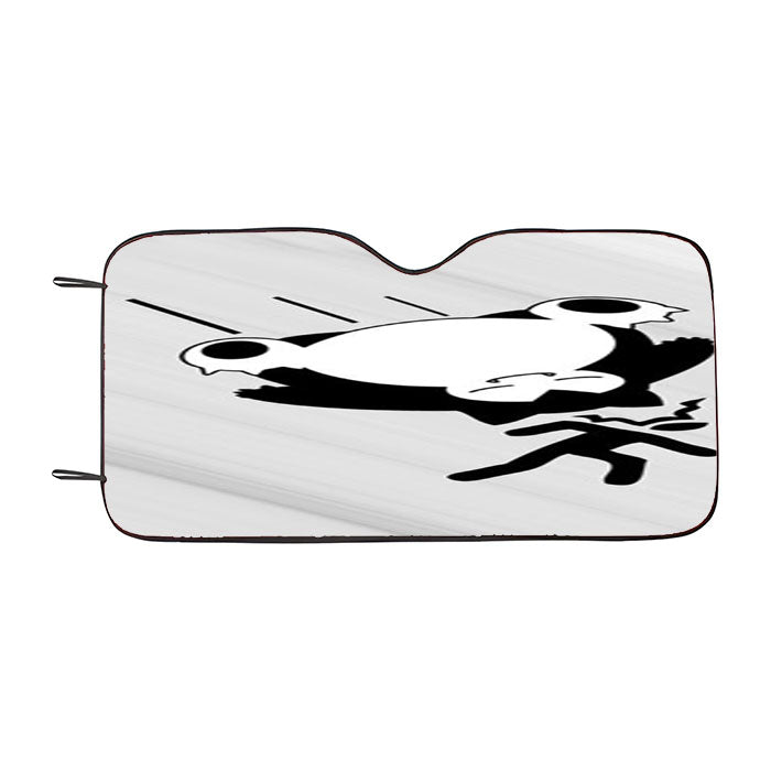Snorlax Crash Car Auto Sun Shade Windshield Cover