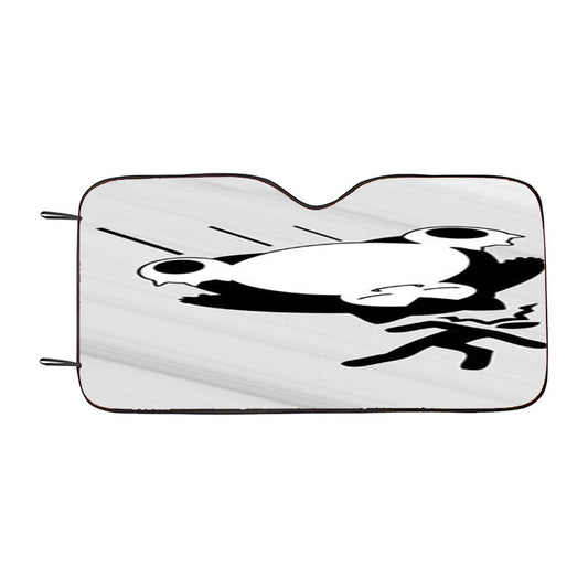 Snorlax Crash Car Auto Sun Shade Windshield Cover