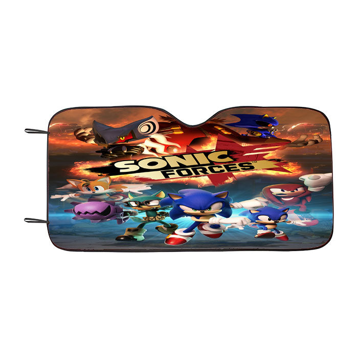 Sonic Forces Wallpaper Car Auto Sun Shade Windshield Cover