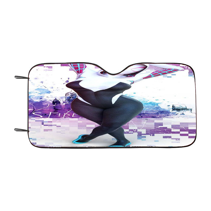 Spider Gwen For Genesis Female Car Auto Sun Shade Windshield Cover