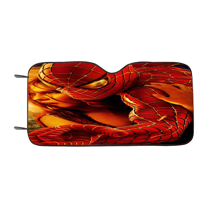 Spider Man And Mary Jane Car Auto Sun Shade Windshield Cover