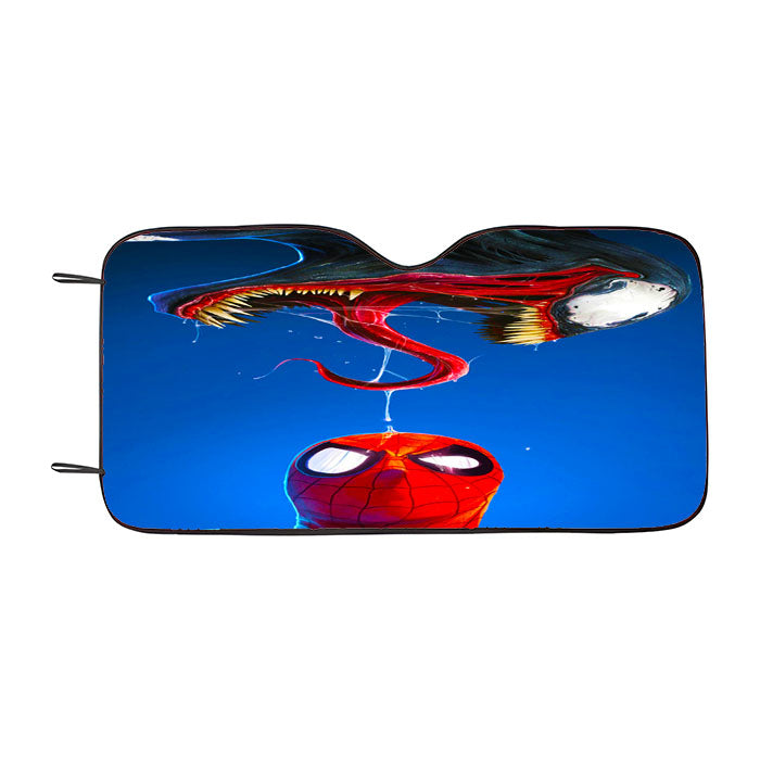 Spider Man And Venom Car Auto Sun Shade Windshield Cover