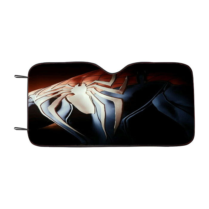 Spider Man Back Logo Costume Car Auto Sun Shade Windshield Cover