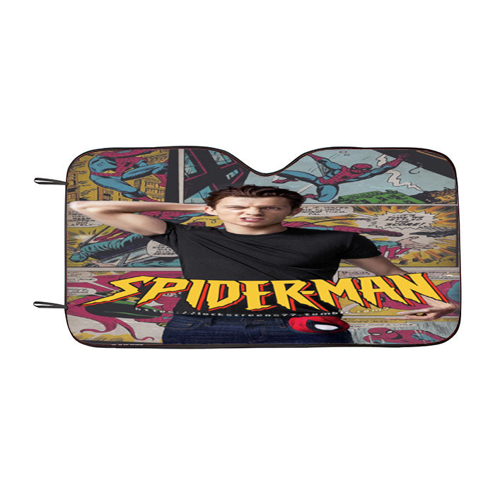 Spider Man Comic Car Auto Sun Shade Windshield Cover