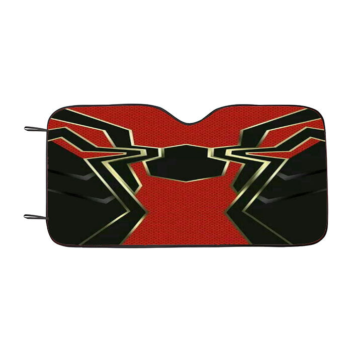 Spider Man Costume From Tony Stark Design Car Auto Sun Shade Windshield Cover
