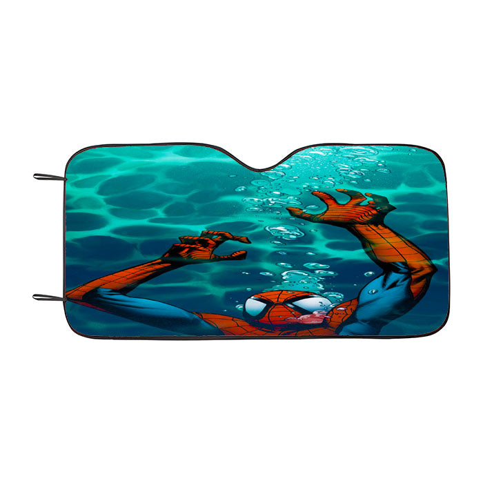 Spider Man Drowned Car Auto Sun Shade Windshield Cover