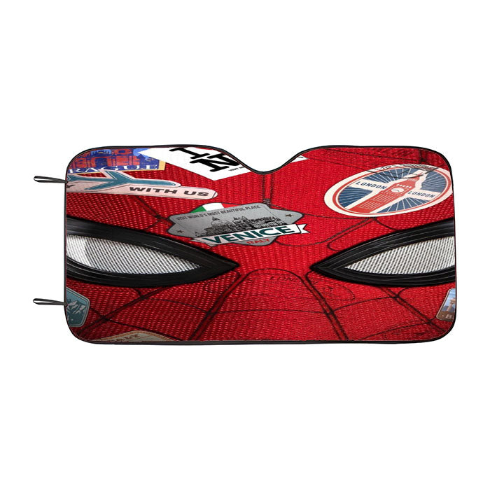 Spider Man Far From Home Poster Mask Car Auto Sun Shade Windshield Cover