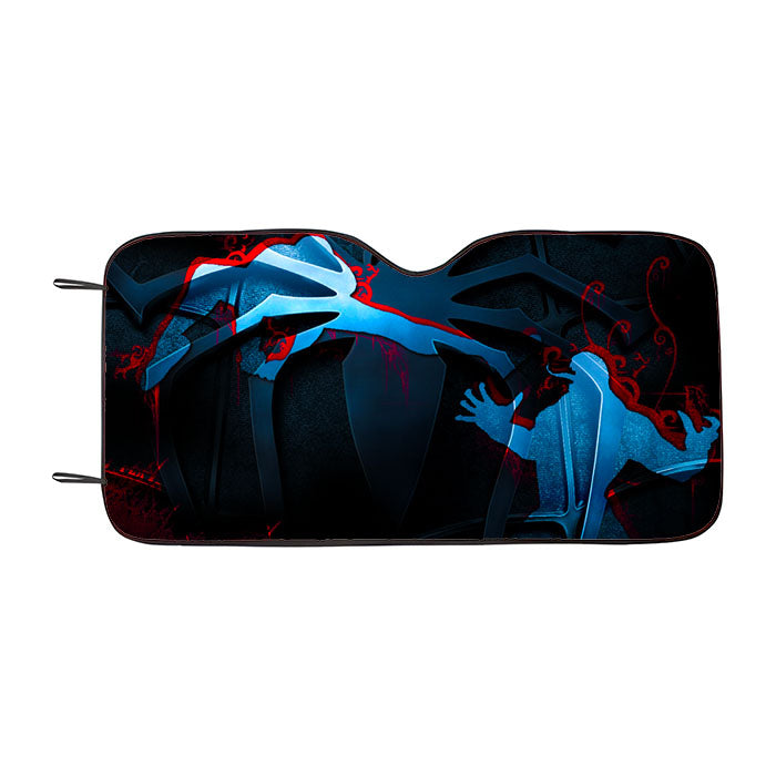 Spider Man Venom Logo Car Auto Sun Shade Windshield Cover