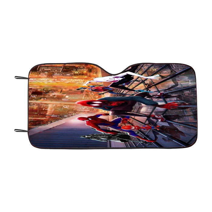 Spiderman Into The Spider Verse Collection Car Auto Sun Shade Windshield Cover