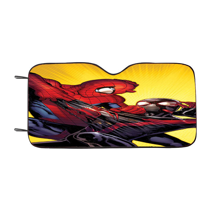 Spiderman Vs Spiderman Into The Verse Car Auto Sun Shade Windshield Cover