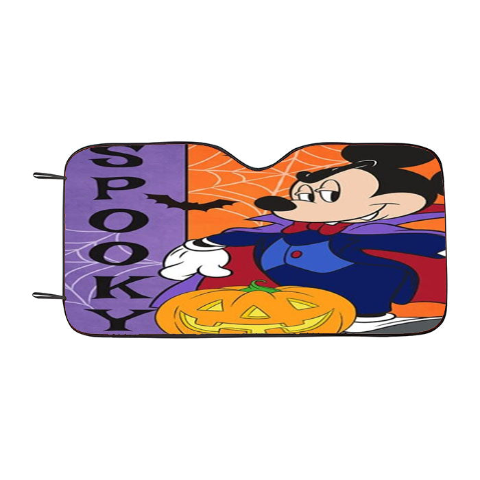 Spooky Mickey Mouse Car Auto Sun Shade Windshield Cover