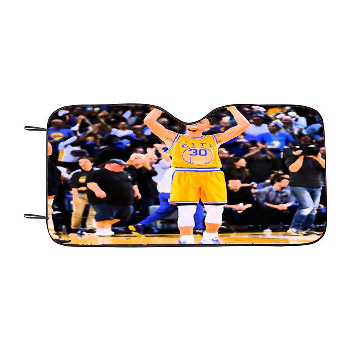 Stephen Curry Yellow Car Auto Sun Shade Windshield Cover