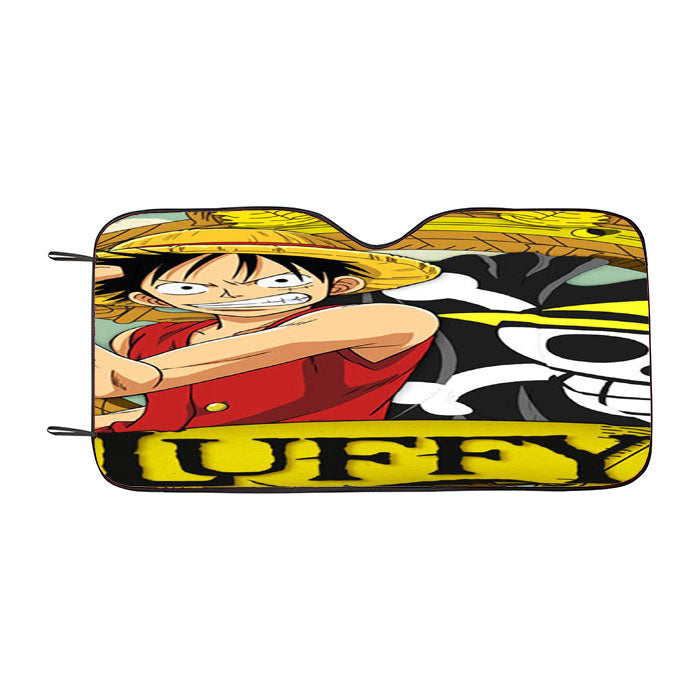 Straw Hat Pirate Captain Car Auto Sun Shade Windshield Cover