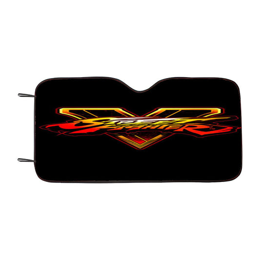 Street Fighter V Logo Car Auto Sun Shade Windshield Cover