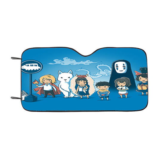 Studio Ghilbli Anime Cartoon Car Auto Sun Shade Windshield Cover