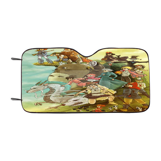 Studio Ghilbli Cartoon Car Auto Sun Shade Windshield Cover
