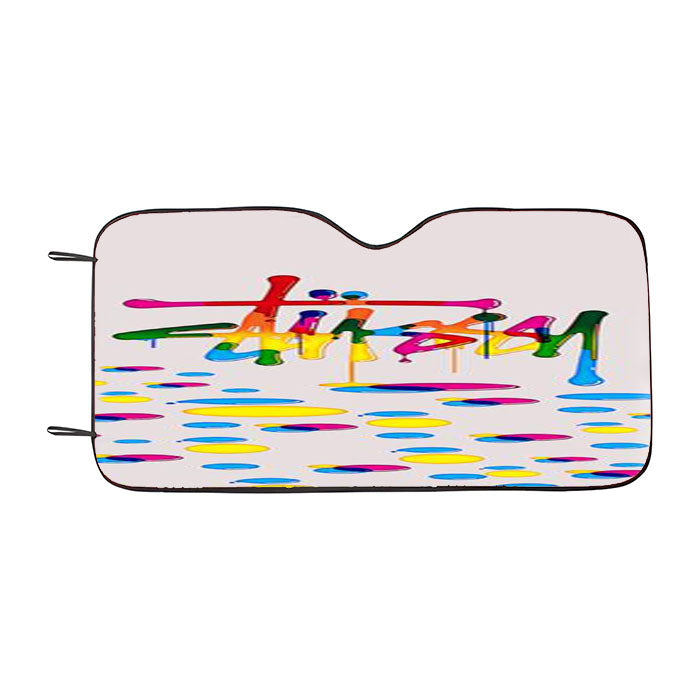 Stussy Drops Of Paint Car Auto Sun Shade Windshield Cover