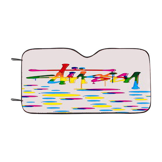 Stussy Drops Of Paint Car Auto Sun Shade Windshield Cover