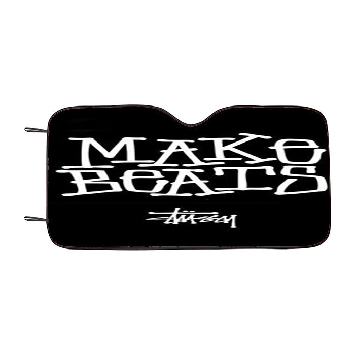 Stussy Make Beats Car Auto Sun Shade Windshield Cover