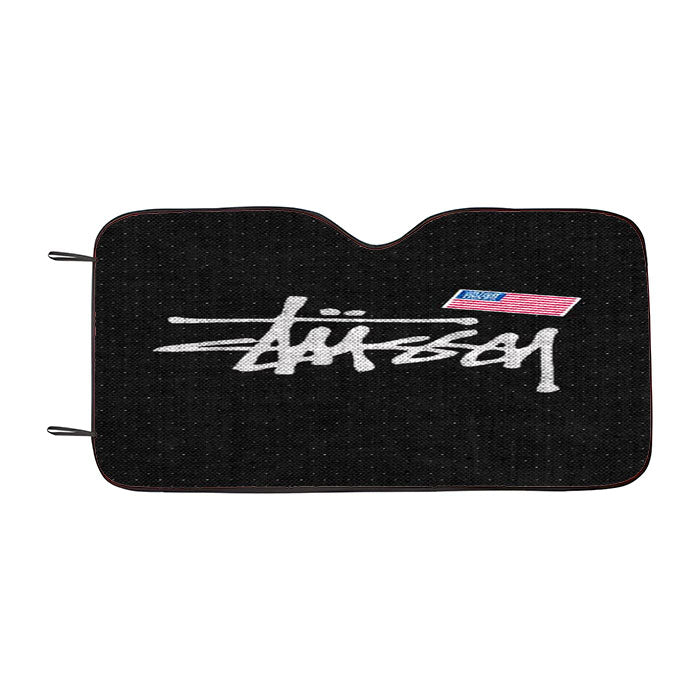 Stussy Us Flag Dots Texture Car Auto Sun Shade Windshield Cover