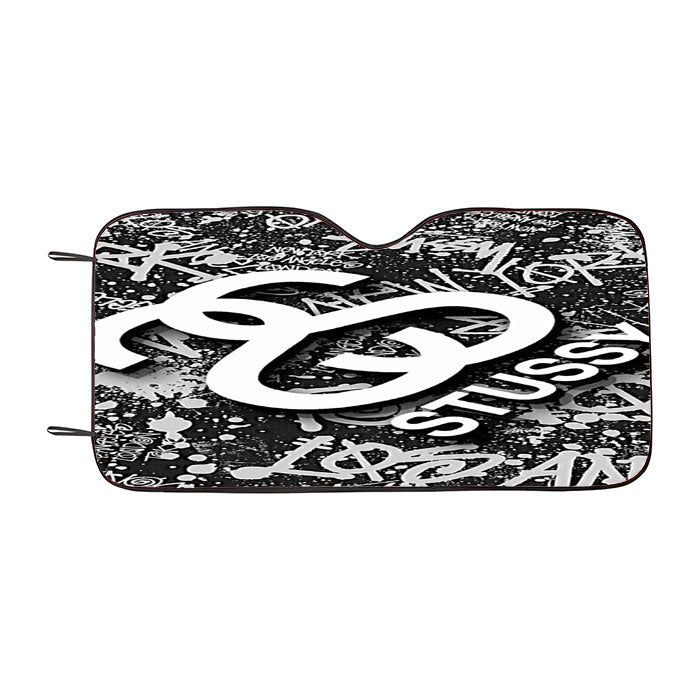 Stussy Wallpaper Car Auto Sun Shade Windshield Cover