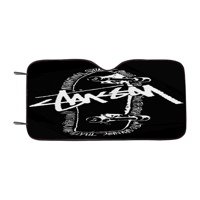 Stussy World Tour Car Auto Sun Shade Windshield Cover
