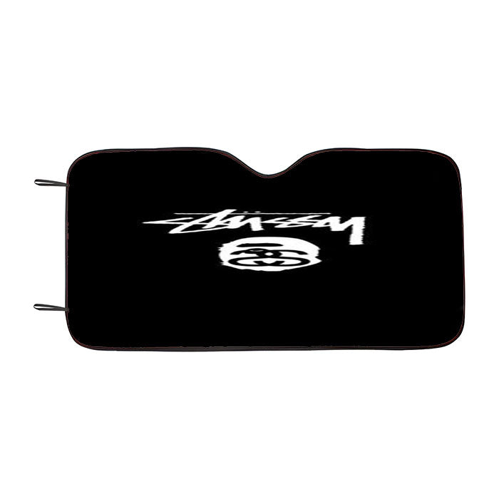 Stussy X Bape Logo Black Car Auto Sun Shade Windshield Cover