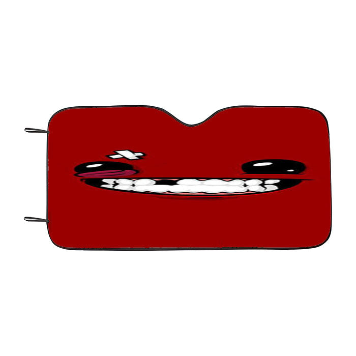 Super Meat Boy Tooth Car Auto Sun Shade Windshield Cover