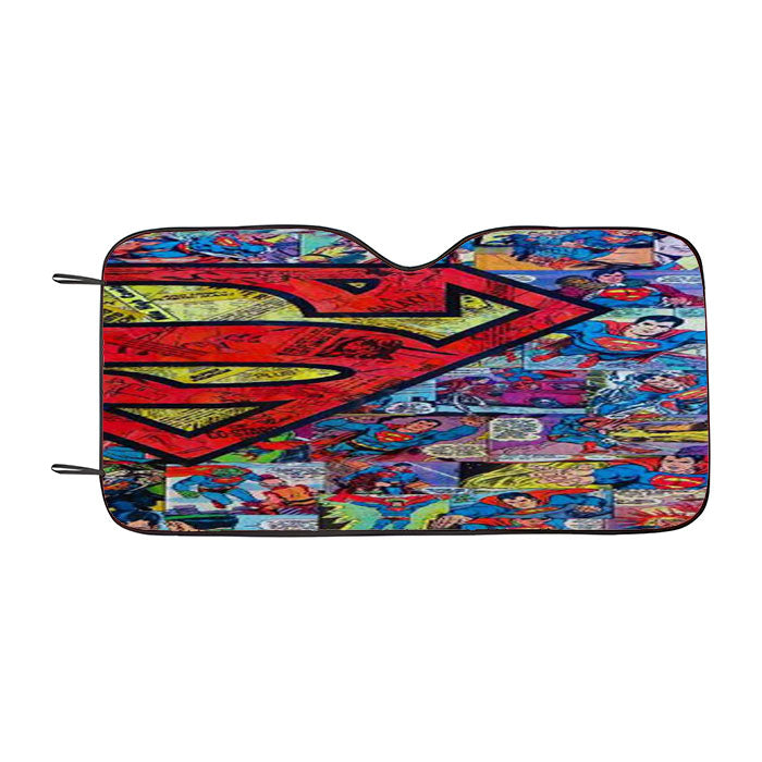 Superman Comics Car Auto Sun Shade Windshield Cover