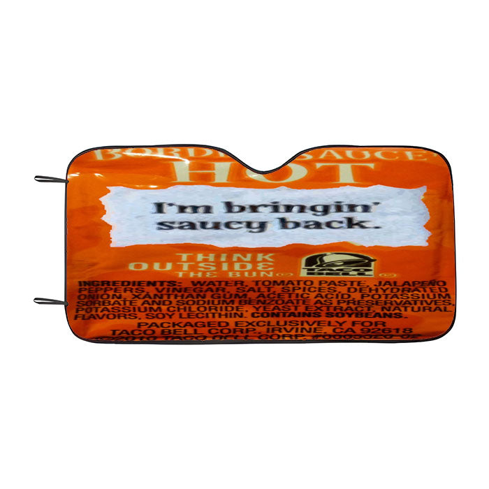 Taco Bell Im Bringin Sauce Back Car Auto Sun Shade Windshield Cover