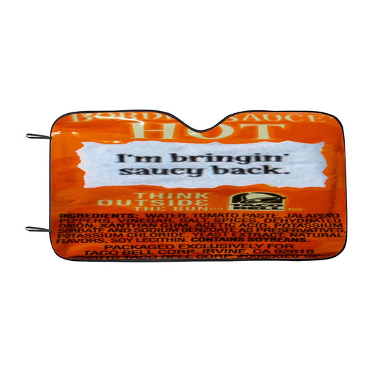 Taco Bell Im Bringin Sauce Back Car Auto Sun Shade Windshield Cover