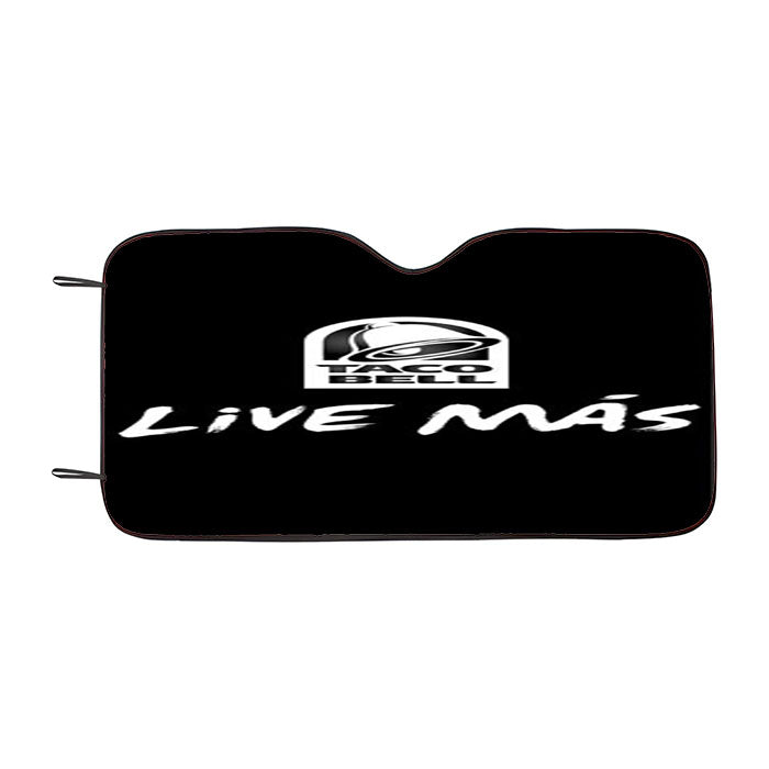 Taco Bell Live Mas Car Auto Sun Shade Windshield Cover