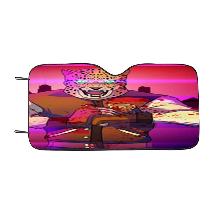 Tekken Hotline Miami Car Auto Sun Shade Windshield Cover