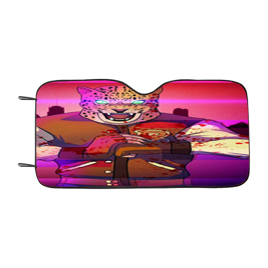 Tekken Hotline Miami Car Auto Sun Shade Windshield Cover