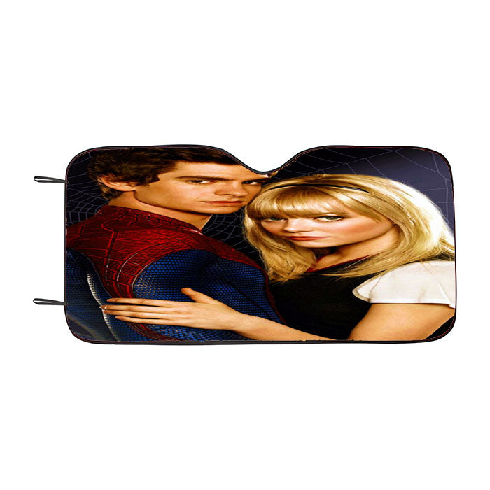 The Amazing Spider Man Couple Car Auto Sun Shade Windshield Cover