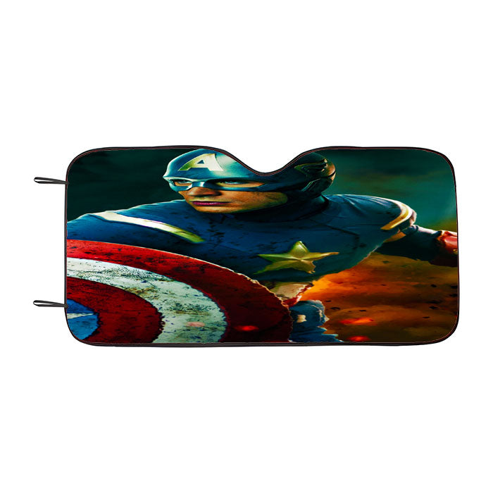 The Avengers Captain America Guard Car Auto Sun Shade Windshield Cover