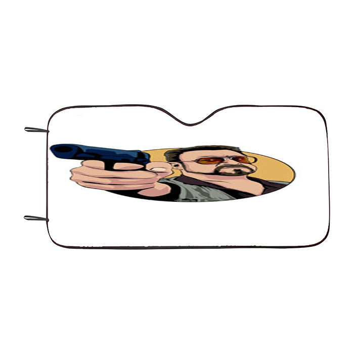 The Big Lebowski Gun Car Auto Sun Shade Windshield Cover