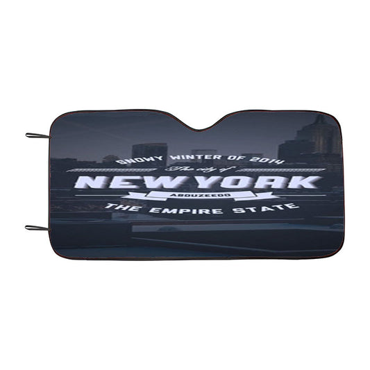 The City Of New York Car Auto Sun Shade Windshield Cover